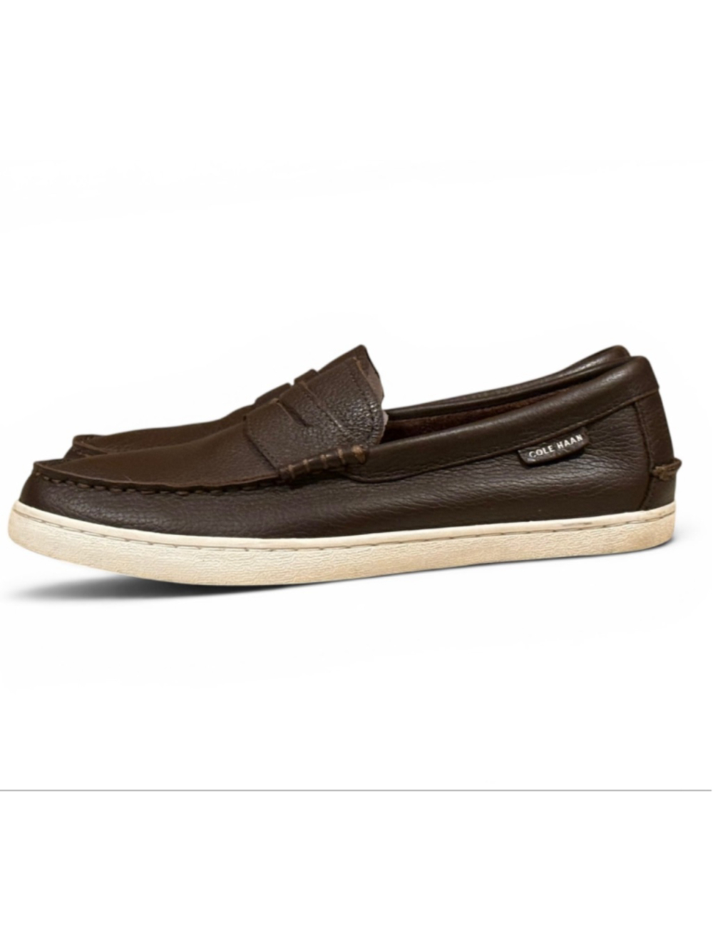 Cole Haan Men's Brown Leather Pinch Weekender Loafers Sz 8M C13432
